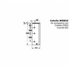 CUTIT MOBIL SGORBATI 58.401 Agricola Ricambi - 1