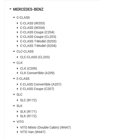 Kit rulmenti roata fata dreapta/stanga Mercedes-Benz 2033300051,A0029803002