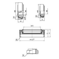 Kit rulmenti roata spate dreapta/stanga Citroen/Fiat/Peugeot 335025,7693594