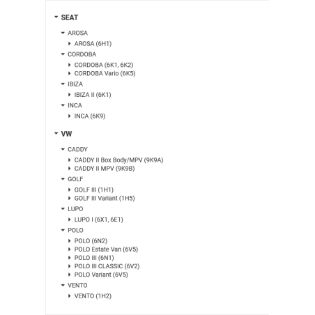 Kit distributie Seat Ibiza/VW Caddy/Polo 6K0198001A