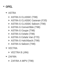 Bucsa brat fata dreapta-stanga Opel Astra/Vectra/Zafira 0352365,90498740 - 3