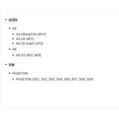 Bieleta antirului fata dreapta/stanga Audi/VW 4E0411317,4E0411317D