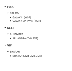 Pivot directie dreapta/stanga Ford/Seat/VW 7200946, 7M0407365A