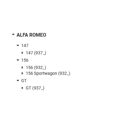 Bieleta antiruliu spate dreapta/stanga Alfa Romeo 60699021,60613575