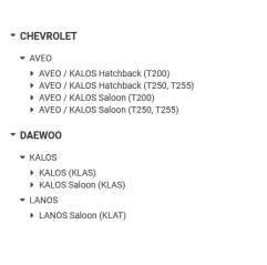 Bieleta directie dreapta/stanga Chevrolet Aveo/Daewoo Kalos/Lanos 96425093,96535300 - 3