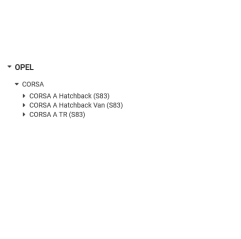 Bieleta directie dreapta/stanga Opel Corsa A 0322149,026010028