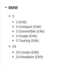 Bieleta directie dreapta/stanga BMW E46 32106774222,32111096897