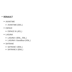 Bieleta antiruliu fata dreapta/stanga Renault Avantime/Espace/Laguna 7700805494 - 2