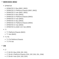 Kit rulmenti roata fata dreapta/stanga Mercedes Sprinter/VW LT 0159815505,9013301025