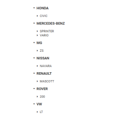 Kit reparare etrier fata dreapta Mercedes 204408,244010