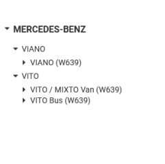 Bieleta directie fata dreapta/stanga Mercedes Viano/Vito 6394600055,A6394600255