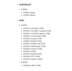 Kit reparatie etrier dreapta dreapta Chevrolet,Opel 1605958,205206