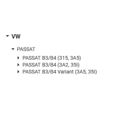 Bieleta antiruliu fata dreapta/stanga VW Passat B3/B4 357411313A,357411314A