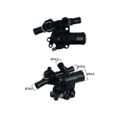 Termostat lichid racire Renault/Opel/Nissan 8200403437,1231300Q0A - 3