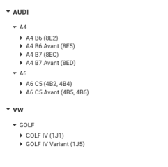 Bucsa bara stabilizatoare spate dreapta/stanga Volkswagen 4B0511327