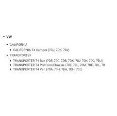 Bucsa bara stabilizatoare fata dreapta/stanga VW California/Transporter 701411041