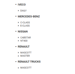 Kit reparatie etrier dreapta fata/spate Iveco/Mercedes/Nissan 8823030,B00DQIVDUE