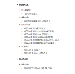 Filtru combustibil Renault/Suzuki 164009384R,7701478821