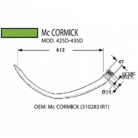 AC PRESA MC CORMICK 59.031-G 59031G AGV - 1