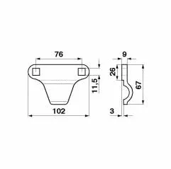 Suport Cutit Claas 626749 Agroparts - 1