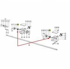 Set Pinioane Descarcare Claas 605587, 605588 Agroparts - 1