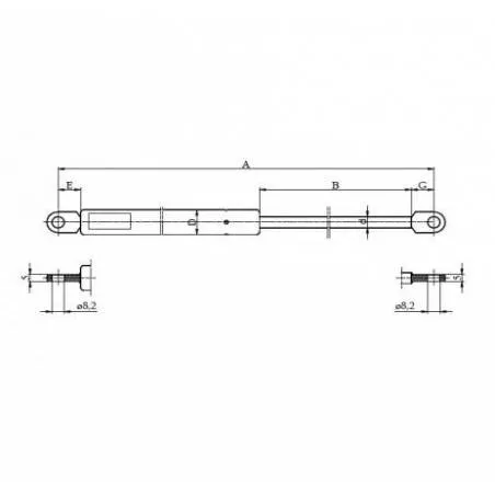 Telescop Claas 770 MM 609635 Jag - 1
