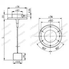 Sonda Rezervor Fiat 980 5119739