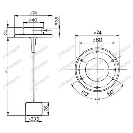 Sonda Rezervor Fiat 980 5119739