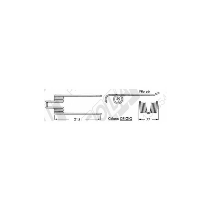 Arc Presa Balotat Galignani 8876415 , 800-0246 ,S.78959, 59.521,RS218,8876415 Agroparts - 1