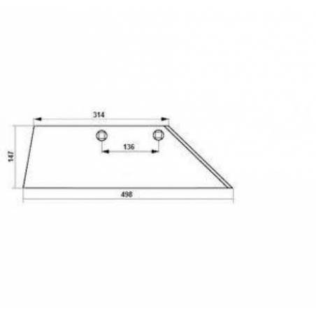 Brazdar Plug Stanga Lemken 3352031, 3352131, 56017 3352131, 560173352131, 3352131, SB45DL 22529 3352131M Agro Grup - 1