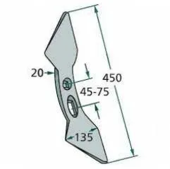 Dalta Scarificator 450X135X20 CP2821 5140929941 63310441 92994 Agro Grup - 1