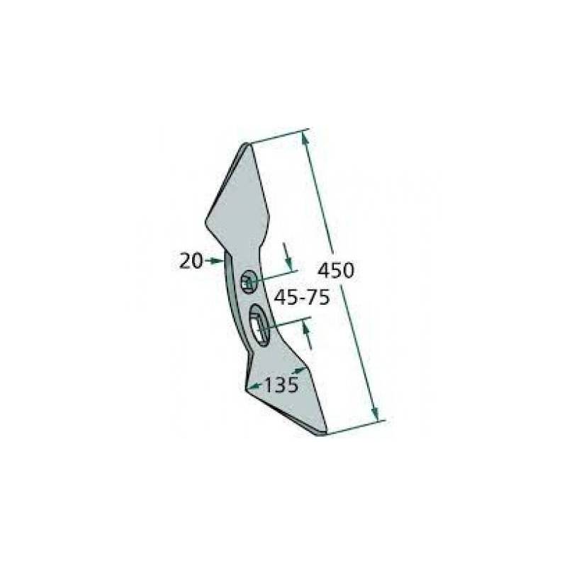 Dalta Scarificator 450X135X20 CP2821 5140929941 63310441 92994 Agro Grup - 1