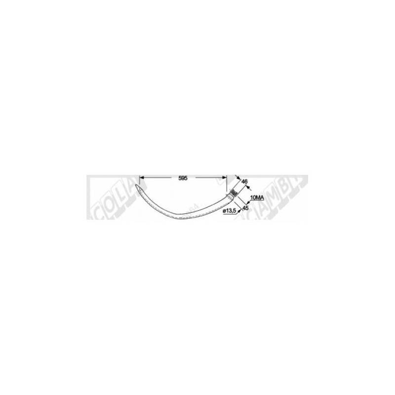Ghidaj Piston Presa AMA 58.304,58.304,307-004 Agricola Ricambi - 1
