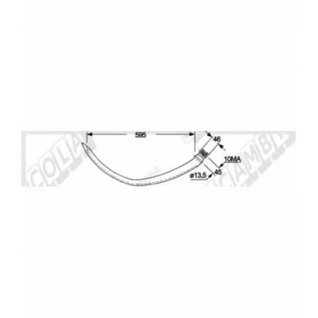 Ghidaj Piston Presa AMA 58.304,58.304,307-004 Agricola Ricambi - 1