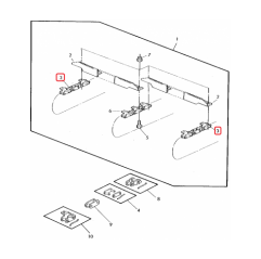 Raclet Banda Transportoare 670mm Z62288 Agroparts - 1