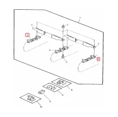 Raclet Banda Transportoare 670mm Z62288 Agroparts - 1