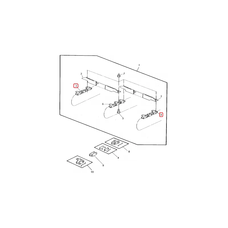 Raclet Banda Transportoare 670mm Z62288 Agroparts - 1