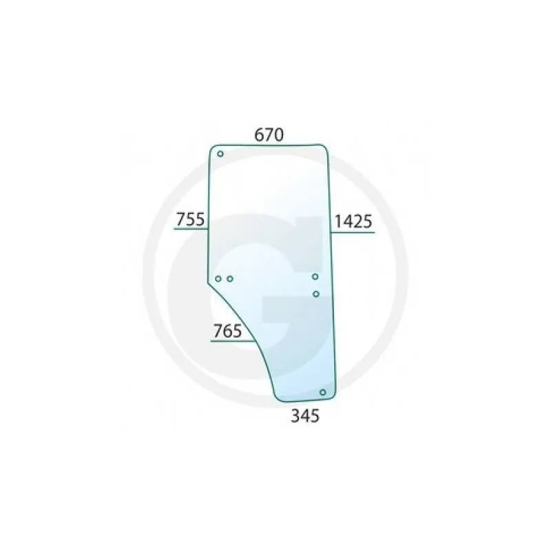 Geam Usa John Deere Usa Dreapta L169103 , L213355 , L77648 , L77654 , S-L77648 , SL77648 Bepco - 1