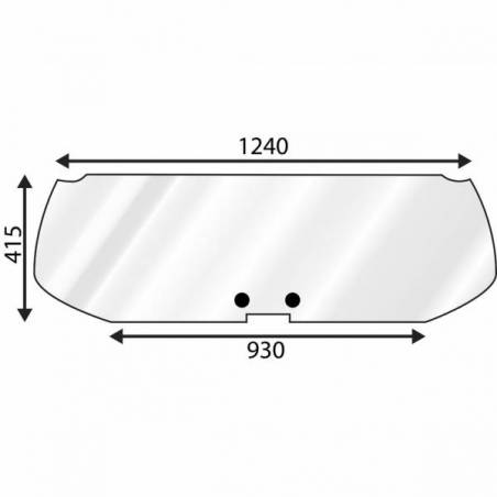 Geam Spate Ford 83909859 , D6NN94420N11B Bepco - 1