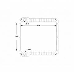 Radiator Apa JCB 3CX/4CX