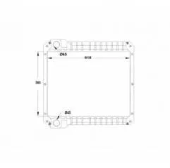 Radiator Apa JCB 3CX/4CX