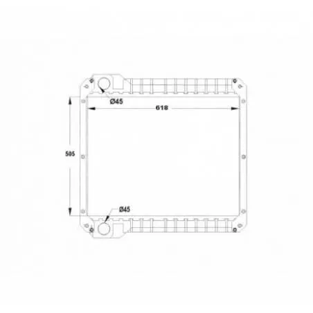 Radiator Apa JCB 3CX/4CX