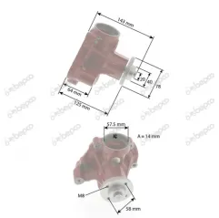 Pompa Apa Deutz, Fendt, Hurlimann, Lamborghini, Same 02931830, 02931855, 02931946, 02931988, 02937455, 04283172 Expert - 3