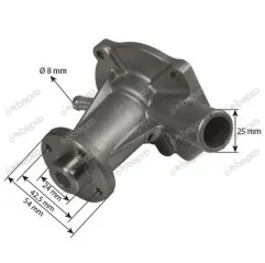 Pompa Apa Kubota 1553473030,15534-73030,43/130-351,101.525.005,101525005 Enpaco - 3