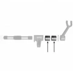 Bucsa Ax Tornant Ford, 83948871, 83952851, E4NN531AA Anglo Parts - 1