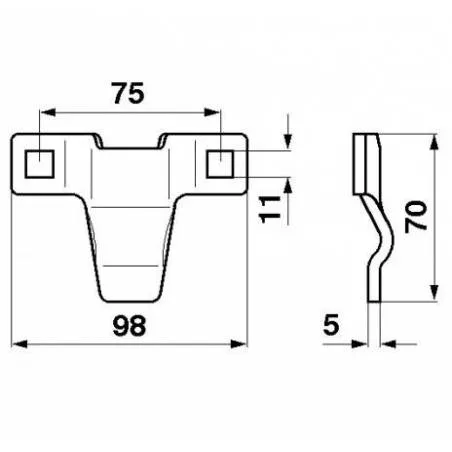 SUPORT COMBINA JOHN DEERE  JD-114 Z32690 Tarmo - 1