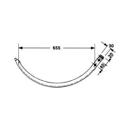 Ac presa balotat Welger B123066 (aluminiu cu rola)