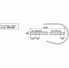 CENTURA PRESA BALOTAT AMA 59.302 202008 Agricola Ricambi - 1