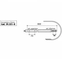 CENTURA PRESA BALOTAT GALLIGANI 59.404-I 3405296 Agricola Ricambi - 1