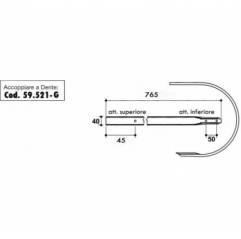 CENTURA PRESA BALOTAT GALLIGANI 59.404-M 3905608 Agricola Ricambi - 1